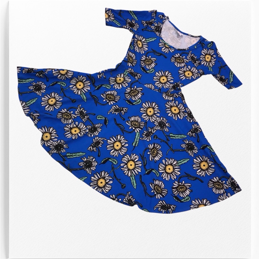 LuLaRoe XL Free-Spirited Sunflower Sensation Dress - Picture 9 of 11